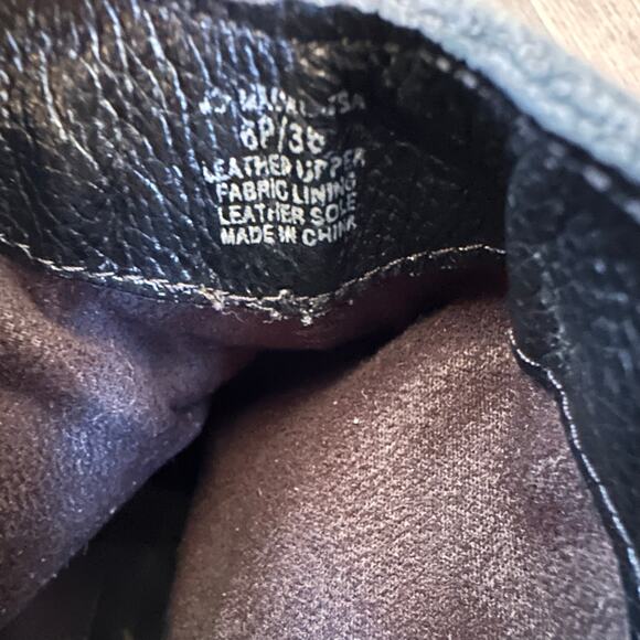 Vintage Y2K Grunge Studded Leather Boots 6 - Picture 7 of 7